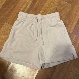 light pink shorts, size small